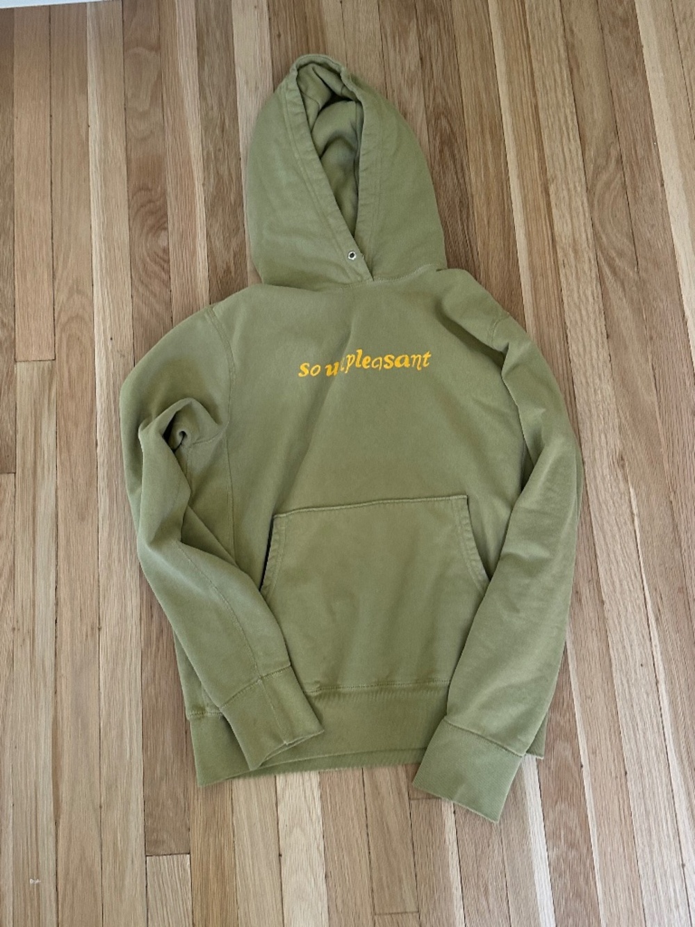 Brain dead green hoodie
